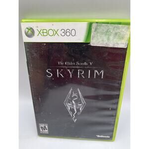The Elder Scrolls V Skyrim Xbox 360 + Map - Complete CIB
